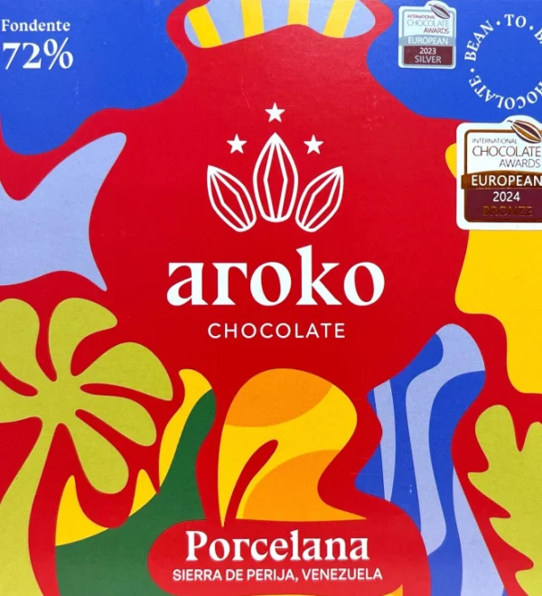 Aroko - Dark Chocolate 72% Porcelana | Bean to Bite