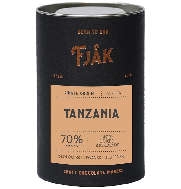 Fjåk - Drinking Chocolate 70% Tanzania | Bean to Bite