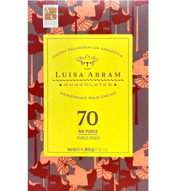 Luisa Abram Purus 70% bean to bar chocolate