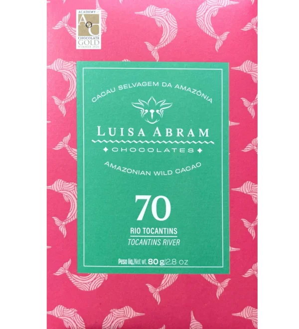 Luisa Abram Tocantins 70% bean to bar chocolate