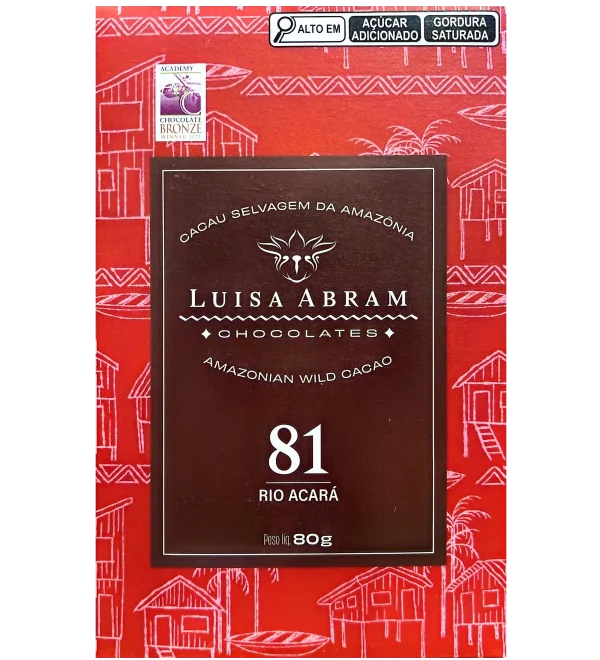 Luisa Abram - Dark Chocolate 81% Acara River | Bean to Bite