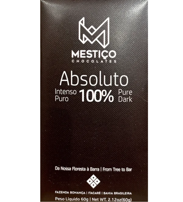Mestico - Dark Chocolate 100% | Bean to Bite
