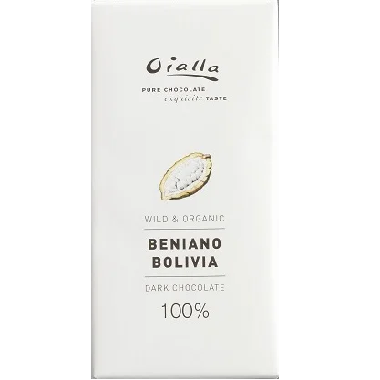 Oialla Beniano 100% Organic Dark Chocolate