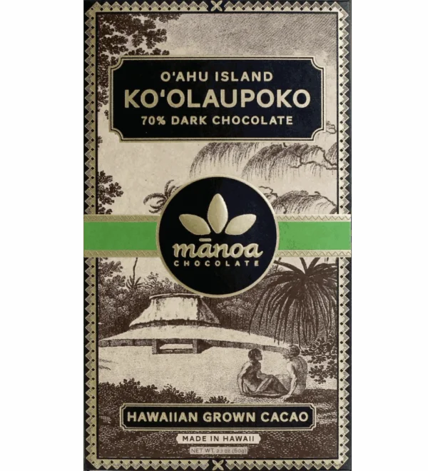 Manoa – Ko'olaupoko – 70% dark chocolate | Bean to Bite